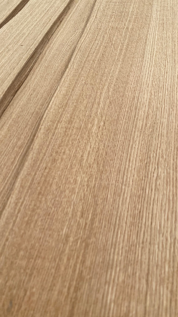 Chapa de madera natural de roble - Roble Usa Mallado para ebanistería y carpintería