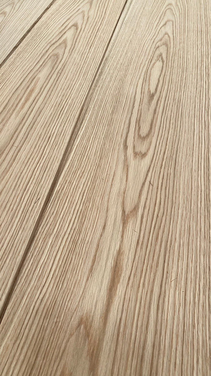 Chapa de madera natural de roble - Roble Usa Rameado para ebanistería y carpintería